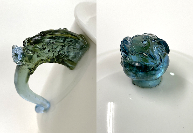 大凍玉蓋杯(顏色隨機) 